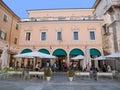 People at Caffe Meletti is located in the city of Ascoli Piceno - Italy Royalty Free Stock Photo