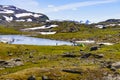 People camping on nature, 7 July 2018, Norway