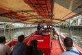 People on a canal boat in Bangkok