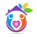 People care home love elders senior children hope trust logo