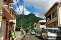 People and Cars in Soufriere