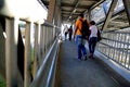 People on catwalk in salvador