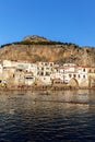 People of Cefalu carrying the `Tinna at sea` game pole