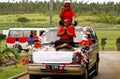 People celebrate arrival of Fuifui Moimoi on Vavau island in Tonga