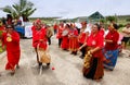 People celebrate arrival of Fuifui Moimoi on Vavau island in Tonga