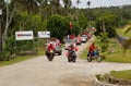 People celebrate arriving of Fuifui Moimoi on Vavau island in Tonga