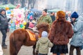 People celebrate traditional Russian holiday called Maslenitsa in Moscow.