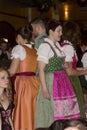 People celebrating on the famous Munich Strong Beer Festival.