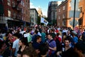 People celebrating gay marriage rights at Stonewall Inn New york Royalty Free Stock Photo