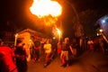 People during the celebration of Nyepi - Balinese Day of Silence. Royalty Free Stock Photo