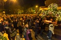 people during the celebration of Orthodox Easter - Vespers on Great Friday