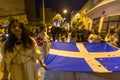 People during the celebration of Orthodox Easter - Vespers on Great Friday