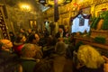 people during the celebration of Orthodox Easter - Vespers on Great Friday