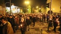 People during the celebration of Orthodox Easter - Vespers on Great Friday (the Epitaphios in Greek served in Good Friday