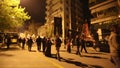 People during the celebration of Orthodox Easter - Vespers on Great Friday (the Epitaphios in Greek served in Good Friday