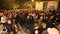 People during the celebration of Orthodox Easter - Vespers on Great Friday (the Epitaphios in Greek served in Good Friday