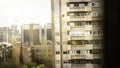 People cheer up for medical workers during coronavirus lockdown in Madrid from their balconies