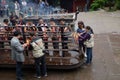 People at Chinese Monastery