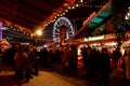 People at a Christmas festival in London