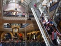 People Christmas shopping in Queen Victoria Building, Sydney, Australia