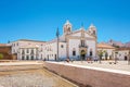 People by the church in Lagos, Portugal Royalty Free Stock Photo