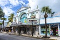 People at cinema theater Strand in Key West Royalty Free Stock Photo