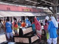 PEOPLE CLEANING RAILWAY STATION UNDER CLEAN INDIA MOVEMENT