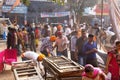 People cleaning the street after Guru Nanak Gurpurab celebration