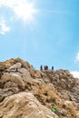 People climbing