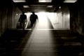 People climbing stairs Royalty Free Stock Photo