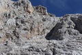 People climbing towards Triglav peak Royalty Free Stock Photo