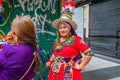 People in colorful transnational costumes celebrate the entire culture and traditions of the Bolivian community