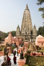 People come to famous buddhist Temple