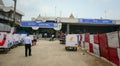 People coming to the Arrival Terminal at airport in Srinagar, India