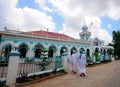 People coming to the Chaudok Mosque in Mekong Delta, Vietnam