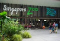 People coming to the zoo in Singapore