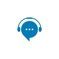 People contact,customer service or call center logo icon