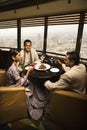 People Conversing in Restaurant Royalty Free Stock Photo