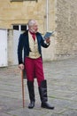 People costumed in the streets of Bath for the Jane Austen festival