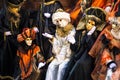 People in costumes and masks on Carnival in Venice Royalty Free Stock Photo