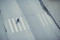 People crossing the road