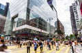 The famous Chungking Mansions building in Hong Kong.