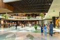 People Crowd Rush For Shopping In Luxury Mall Interior