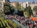 Parade for Fete des Vendanges, at Montmartre Vineyard, Paris, France Royalty Free Stock Photo