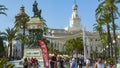 Plaza de San Juan de Dios in Cadiz, Spain Royalty Free Stock Photo