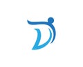 People D letter logos symbols