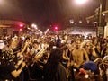 People Dance in the at Chinatown Halloween Street Party