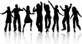 People dancing Royalty Free Stock Photo