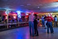 People dancing in the Broken Spoke dance hall in Austin, Texas Royalty Free Stock Photo