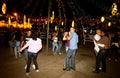 People dancing forro in ilheus Royalty Free Stock Photo